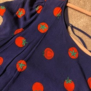 ModCloth tomato print shift dress - 1X, gently used